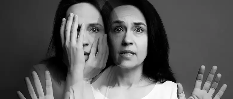 woman fighting phobias